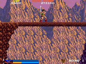 une photo d'Ã©cran de Rastan Saga sur Arcade